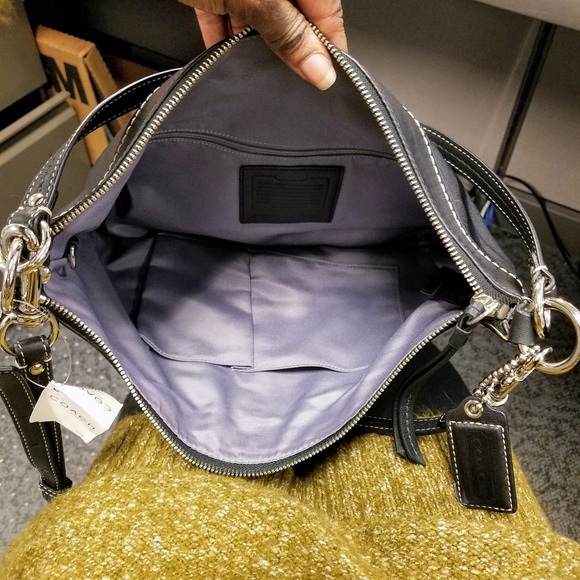 Coach Black Soho Pleated Leather Convertible Crossbody or Shoulder Bag - Picture 6 of 8